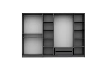 Fruitland Garderob 270 cm - Antracit - Förvaring - Garderober & garderobssystem