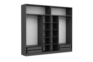 Fruitland Garderob 270 cm - Antracit - Förvaring - Garderober & garderobssystem