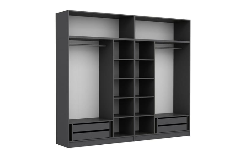 Fruitland Garderob 270 cm - Antracit - Förvaring - Garderober & garderobssystem