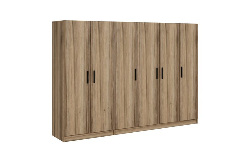 Fruitland Garderob 270 cm - Brun - Förvaring - Garderober & garderobssystem