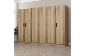 Fruitland Garderob 270 cm - Brun - Förvaring - Garderober & garderobssystem