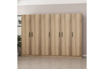 Fruitland Garderob 270 cm - Brun - Förvaring - Garderober & garderobssystem