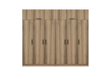 Fruitland Garderob 270 cm - Brun - Förvaring - Garderober & garderobssystem