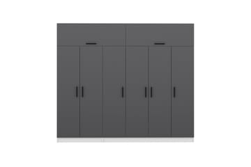 Fruitland Garderob 270 cm - Grå/Vit - Förvaring - Garderober & garderobssystem