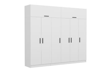 Fruitland Garderob 270 cm - Vit - Förvaring - Garderober & garderobssystem