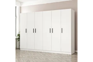 Fruitland Garderob 270 cm - Vit - Förvaring - Garderober & garderobssystem