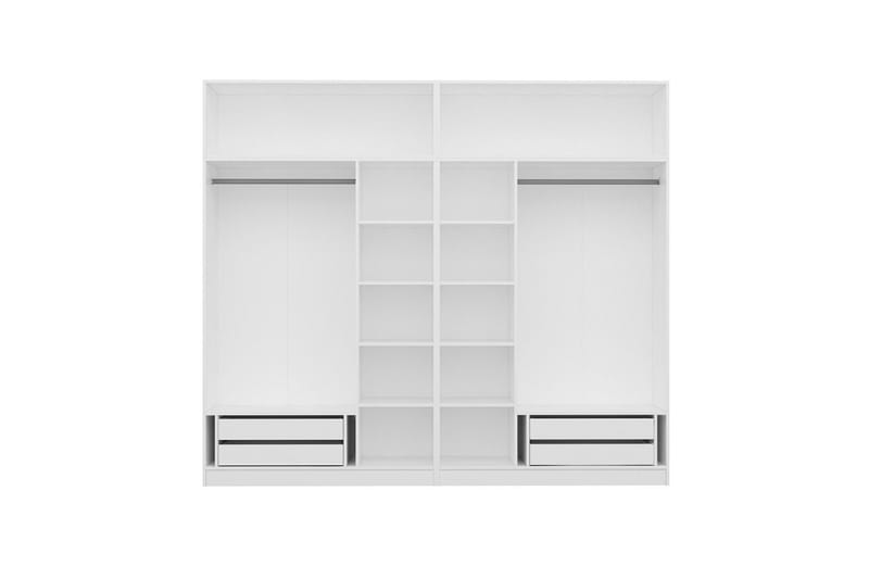 Fruitland Garderob 270 cm - Vit - Förvaring - Garderober & garderobssystem