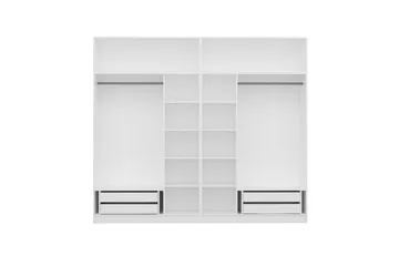 Fruitland Garderob 270 cm - Vit - Förvaring - Garderober & garderobssystem