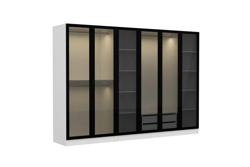 Fruitland Garderob 270 cm - Vit - Förvaring - Garderober & garderobssystem