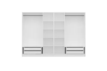 Fruitland Garderob 270 cm - Vit - Förvaring - Garderober & garderobssystem