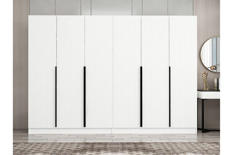 Fruitland Garderob 270 cm - Vit - Förvaring - Garderober & garderobssystem