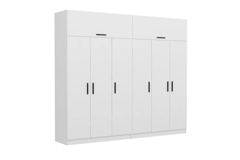 Fruitland Garderob 270 cm - Vit - Förvaring - Garderober & garderobssystem