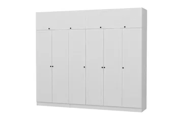 Fruitland Garderob 270 cm - Vit - Förvaring - Garderober & garderobssystem