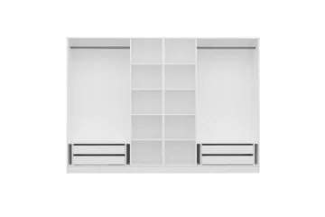 Fruitland Garderob 270 cm - Vit - Förvaring - Garderober & garderobssystem