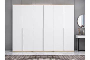 Fruitland Garderob 270x206 cm - Vit - Förvaring - Garderober & garderobssystem