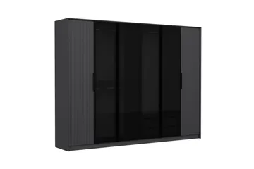 Fruitland Garderob 274x210 cm - Antracit - Förvaring - Garderober & garderobssystem