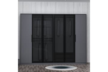 Fruitland Garderob 274x210 cm - Antracit - Förvaring - Garderober & garderobssystem