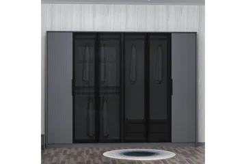 Fruitland Garderob 274x210 cm - Antracit - Förvaring - Garderober & garderobssystem