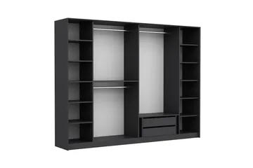 Fruitland Garderob 274x210 cm - Antracit - Förvaring - Garderober & garderobssystem