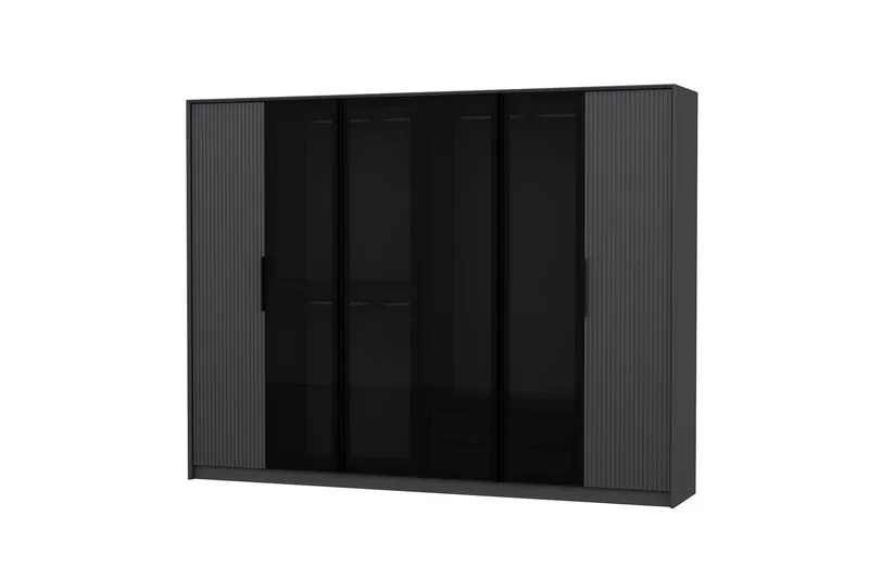 Fruitland Garderob 274x210 cm - Antracit - Förvaring - Garderober & garderobssystem