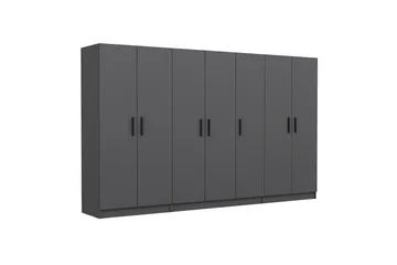 Fruitland Garderob 315 cm - Antracit - Förvaring - Garderober & garderobssystem