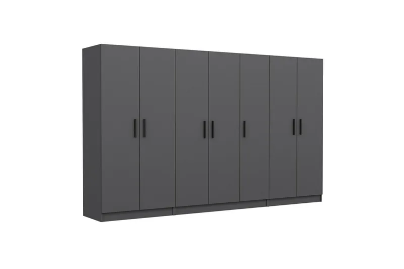 Fruitland Garderob 315 cm - Antracit - Förvaring - Garderober & garderobssystem