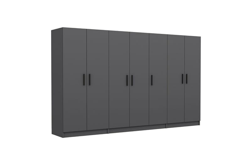 Fruitland Garderob 315 cm - Antracit - Förvaring - Garderober & garderobssystem
