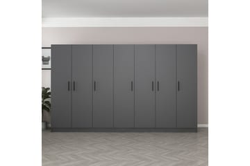 Fruitland Garderob 315 cm - Antracit - Förvaring - Garderober & garderobssystem