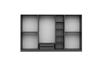 Fruitland Garderob 315 cm - Antracit - Förvaring - Garderober & garderobssystem