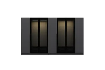 Fruitland Garderob 315 cm - Antracit - Förvaring - Garderober & garderobssystem