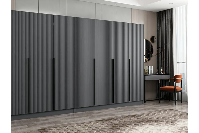 Fruitland Garderob 315 cm, Antracit