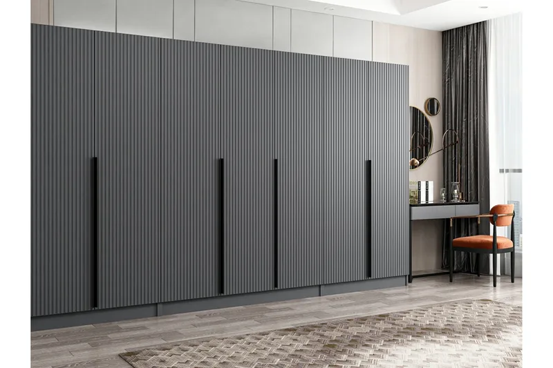 Fruitland Garderob 315 cm, Antracit