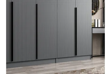 Fruitland Garderob 315 cm - Antracit - Förvaring - Garderober & garderobssystem