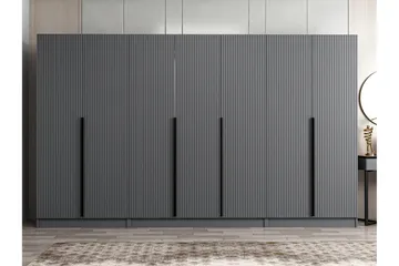 Fruitland Garderob 315 cm - Antracit - Förvaring - Garderober & garderobssystem