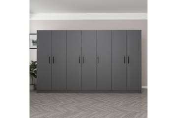 Fruitland Garderob 315 cm - Antracit - Förvaring - Garderober & garderobssystem