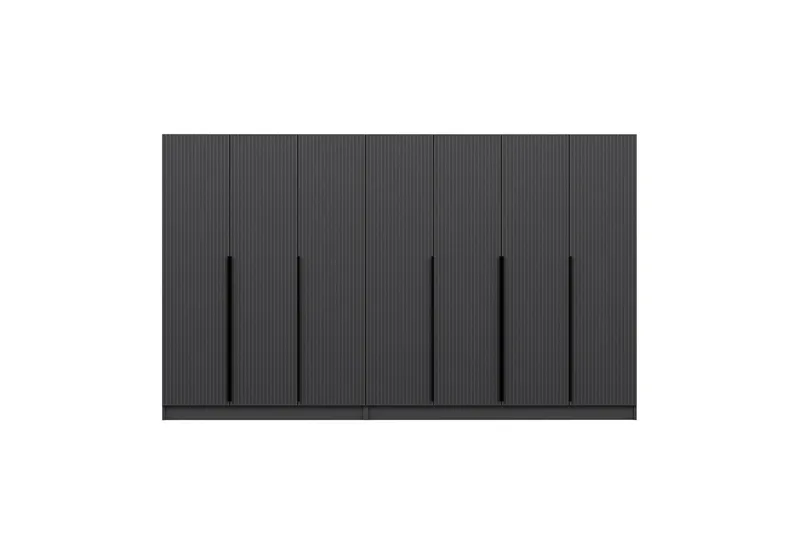 Fruitland Garderob 315 cm - Antracit - Förvaring - Garderober & garderobssystem