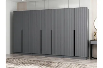 Fruitland Garderob 315 cm - Antracit - Förvaring - Garderober & garderobssystem