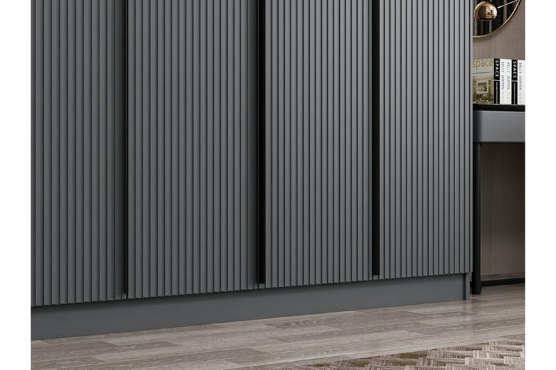 Fruitland Garderob 315 cm - Antracit - Förvaring - Garderober & garderobssystem