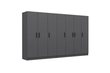 Fruitland Garderob 315 cm - Antracit - Förvaring - Garderober & garderobssystem