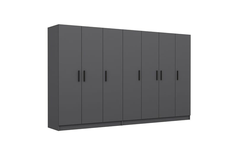 Fruitland Garderob 315 cm - Antracit - Förvaring - Garderober & garderobssystem
