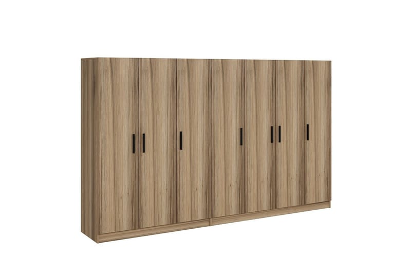 Fruitland Garderob 315 cm - Ek - Förvaring - Garderober & garderobssystem