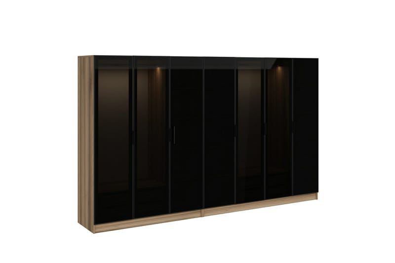 Fruitland Garderob 315 cm - Ek - Förvaring - Garderober & garderobssystem