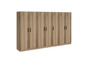 Fruitland Garderob 315 cm - Ek - Förvaring - Garderober & garderobssystem