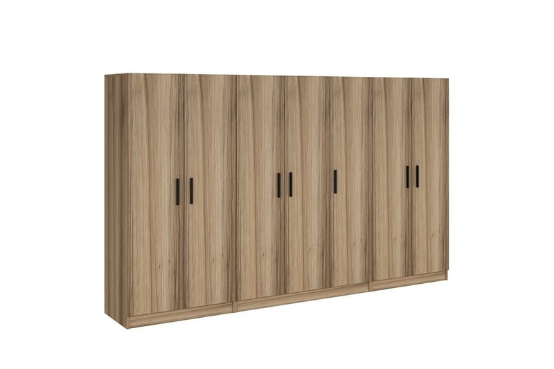 Fruitland Garderob 315 cm - Ek - Förvaring - Garderober & garderobssystem