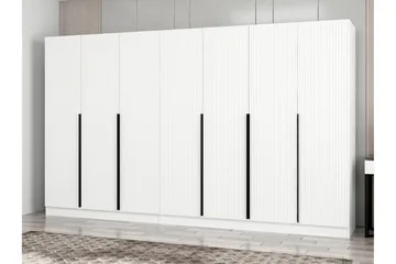 Fruitland Garderob 315 cm - Vit - Förvaring - Garderober & garderobssystem