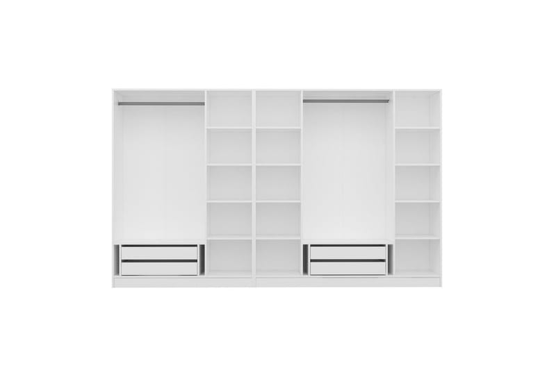 Fruitland Garderob 315 cm - Vit - Förvaring - Garderober & garderobssystem