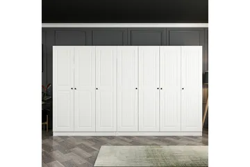 Fruitland Garderob 315 cm - Vit - Förvaring - Garderober & garderobssystem