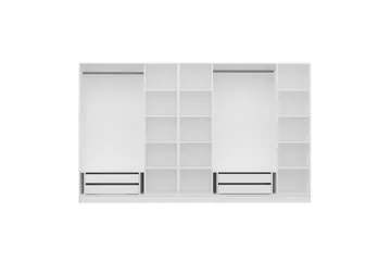 Fruitland Garderob 315 cm - Vit - Förvaring - Garderober & garderobssystem