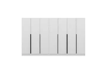 Fruitland Garderob 315 cm - Vit - Förvaring - Garderober & garderobssystem