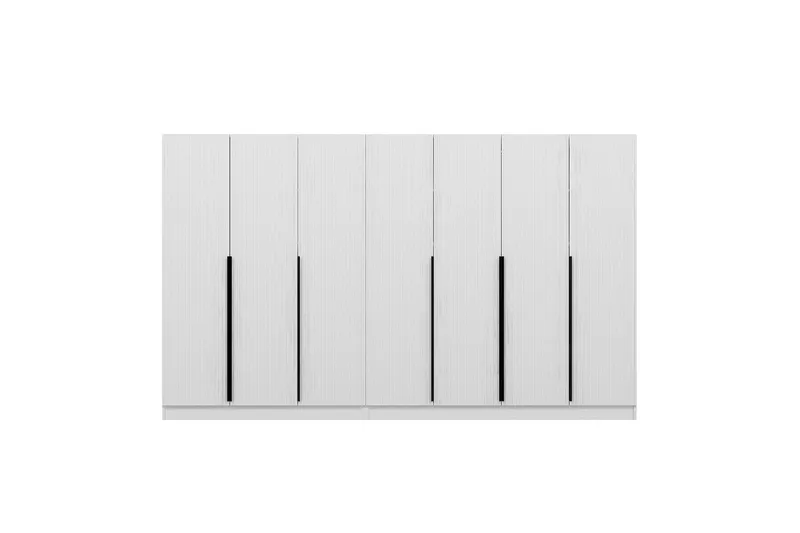 Fruitland Garderob 315 cm - Vit - Förvaring - Garderober & garderobssystem